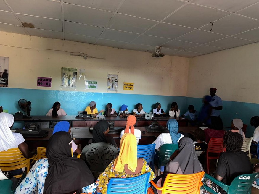 Vue d'ensemble de l'atelier d'entrepreneuriat au CDEPS de Kolda